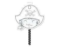 Graffy Stick, Pirate - Noir & Blanc
