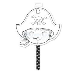 Graffy Stick, Pirate - Noir & Blanc
