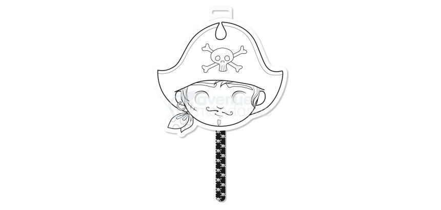 Graffy Stick, Pirate - Noir & Blanc