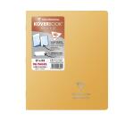 Cahier piqué Koverbook Silver 17x22 cm 96 pages ligné + marge couverture polypropylène opaque - Assortis