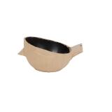 Cache pot oiseau S 11x9x5cm - Kraft