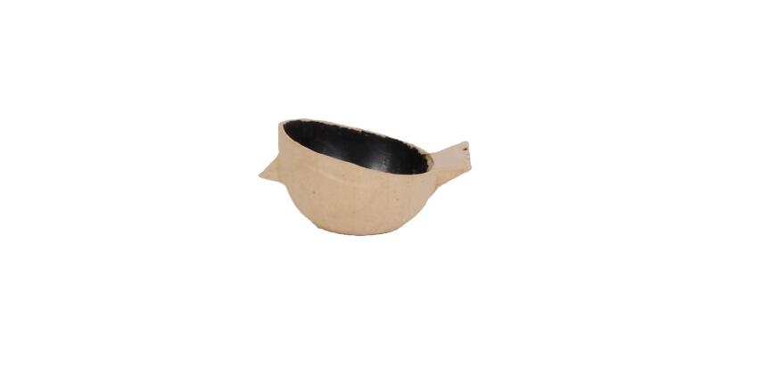 Cache pot oiseau S 11x9x5cm - Kraft