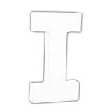 Petite lettre I 12cm - Blanc