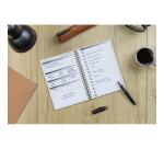 My.daily.planner Age Bag carnet reliure intégrale A5 250 pages détachables - Noir