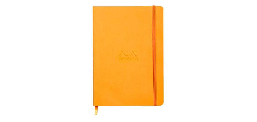 Rhodia Softcover Notebook - A5 - Dot - 80 Sheets - 90gsm - Orange|