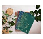 Cahier piqué FOREVER PREMIUM 100% recyclé A4 96 pages ligné papier recyclé blanc 90 g - Bleu cobalt