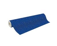 Papier 80g, Tiny 50x0,35m, Etoiles or - Bleu