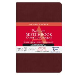 Alpha Series carnet souple 46F 14x21,6cm 150g - Blanc