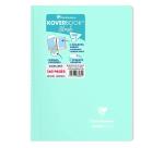 Cahier reliure intégrale enveloppante Koverbook Blush A4 160 pages grands carreaux couverture polypropylène opaque bicolore - Assortis