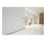 Panneau PVC adhésif antidérapant évacuation gauche 20x20 cm - Vert