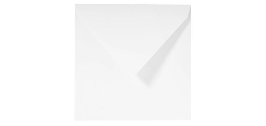 25 enveloppes 140x140mm Vergé de France doublées gommées