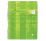 Cahier reliure intégrale déficients visuels 24x32cm 100 pages grands carreaux noirs 2,5mm agrandis 10x10 Couleur aléatoire - Assortis