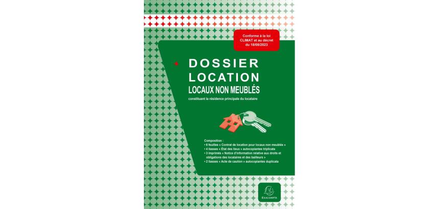 Dossier location locaux non meublés - Vert