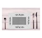 Barquette de 500 sets de table papier gaufré - Format 30x40cm - Montagne Lin