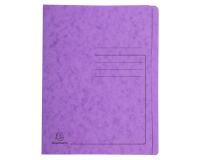 Chemise à lamelle carte lustrée 355gm2 - A4 - Violet