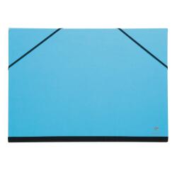 Carton à dessin Couleur à élastiques 37x52cm - Turquoise