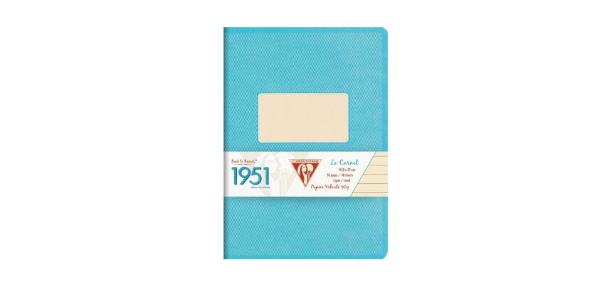 Clairefontaine 1951 Collection Stapled Notebook - A5 - 96 Pages - Ruled - 90gsm
