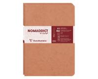 Set de 2 carnets piqués Age Bag A5 96 pages ligné - Tabac