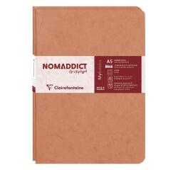 Set de 2 carnets piqués Age Bag A5 96 pages ligné - Tabac