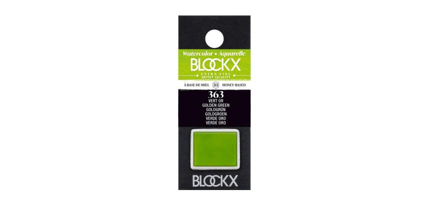 Aquarelle extra-fine demi-godet - Vert or