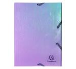 Exacompta Candy Tidy Elasticated Folder with 3 Flaps A5 PP - Assorted colours