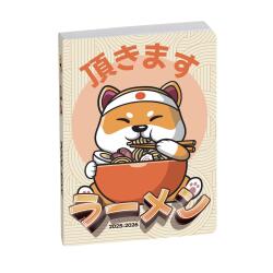 Agenda Forum Manga Shiba 12 x 17 cm Journalier Août 2025 à Juillet 2026 - Visuel