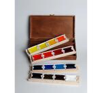 Coffret acajou + 4 supports + 16 godets géants
