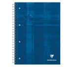 Bind'O Block cahier reliure intégrale A4+ 160 pages détachables perforées 4 trous grands carreaux + cadre en-tête 4 couleurs de bandes - Assortis