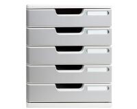 Module de classement Modulo Office 5 tiroirs fermés