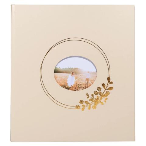 Álbum de fotografías para boda RINGFLOWER 29x32 cm - 300 fotos 60 páginas - Latte