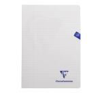 Cahier piqué Mimesys A4 120 pages ligné + marge couverture polypropylène Couleur aléatoire - Assortis