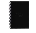 Rhodia Touch Watercolor Book, papier 100% coton grain satiné 300g - A5 portrait, 40 pages - Noir