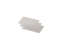 Paquet de 25 cartes simples Pollen 70x95mm 210g/m² - Argent