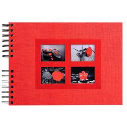 Photo Album Spiral Passion 32x22cm Red