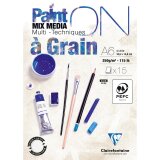 Bloc Paint'On encollé à grain A6 15 feuilles 250g