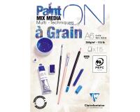Bloc Paint'On encollé à grain A6 15 feuilles 250g