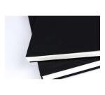 Goldline carnet rembordé rigide 50F A6 140g paysage - Blanc