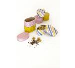 Mini boîte ovale 7x4,5x3cm - Kraft