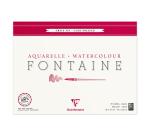 Fontaine bloc collé 4 côtés 25F 30x40cm 300g grain fin