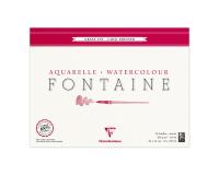 Fontaine bloc collé 4 côtés 25F 30x40cm 300g grain fin