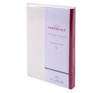 Ensemble 10 cartes + 10 enveloppes visite Toile Impériale, sous sachet - Blanc