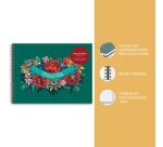 Frida Kahlo, Carnet d'artiste reliure intégrale 32 x 24 cm, 40 feuilles de papier dessin blanc multitechniques 180g