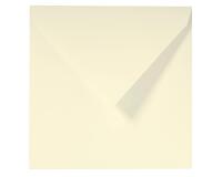 25 enveloppes 165x165mm, Vergé de France doublées gommées