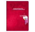 Cahier Travaux Pratiques piqué 7000 24x32 cm 96 pages grands carreaux 70 g + uni 90 g - Assortis