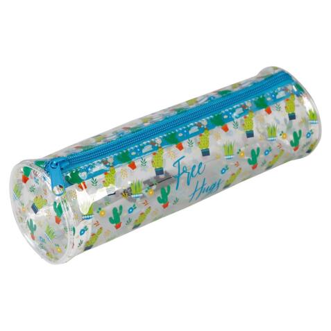 Fantaisie Trousse Ø7x22 cm imprimé Cactus