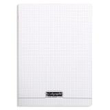 Cahier piqué 8000 POLYPRO 24x32 cm 192 pages petits carreaux 90 g - Incolore