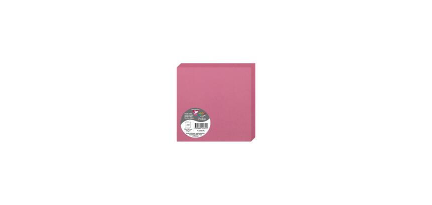 Paquet de 25 cartes pliées Pollen 135x135mm 210g/m²