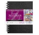 Zeta Series carnet spiralé 25F 15,2x20,3cm 270g - Blanc