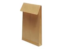 Boite de 125 Pochettes Kraft Armé Brun 24-260x330 mm avec Soufflet de 30 mm - Auto-Adhésives - 130g/m2 - Brun