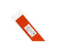 PAPIER CRÉPON, Sachet de 1 feuille pliée 75% au format 2,50x0,50m - Orange